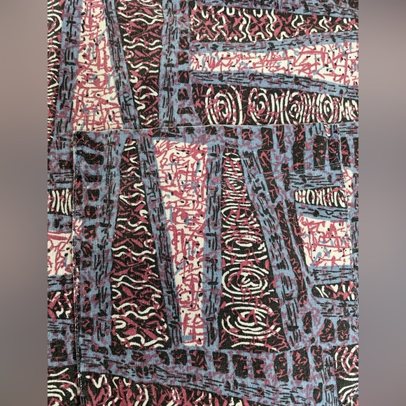 Stanley Blacker Button Up Shirt Men's Size M / L Short Sleeve Abstract Hawaiian - Picture 3 of 13